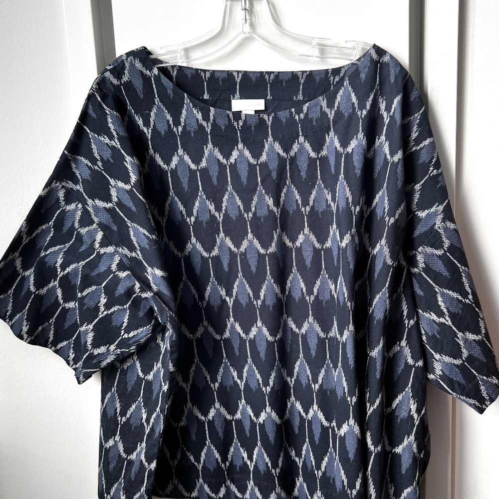 J JILL * Kimono Style * All Cotton Top * Size 1X